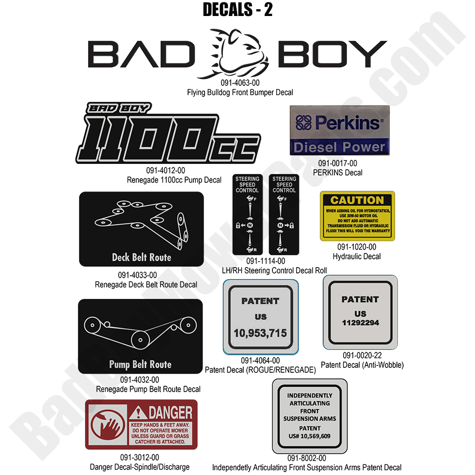 2023 Renegade - Diesel - Decals -2